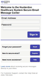 Mobile Screenshot of hunterdonhealthcare-secure.org